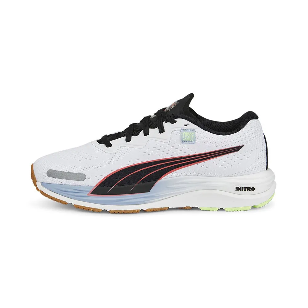 Puma Velocity Nitro 2 Fm Laufschuhe female, Puma white / blue wash / puma black