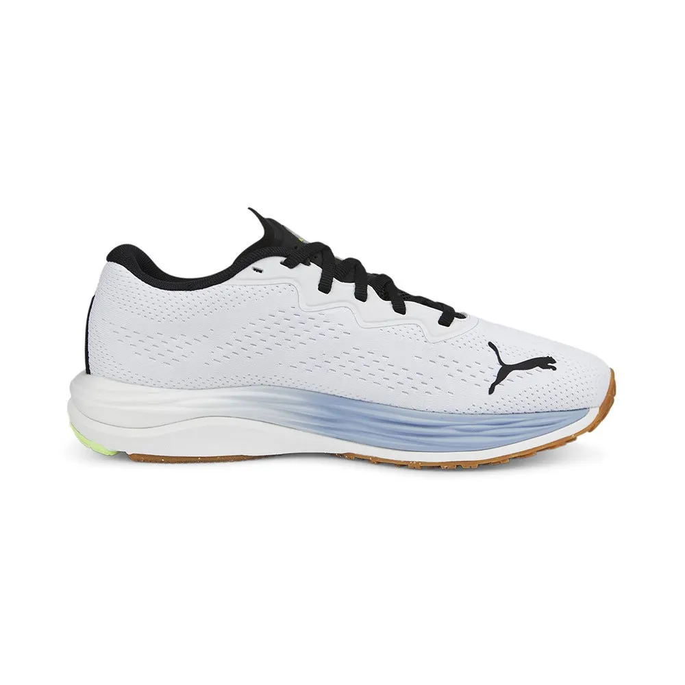 Puma Velocity Nitro 2 Fm Laufschuhe female, Puma white / blue wash / puma black