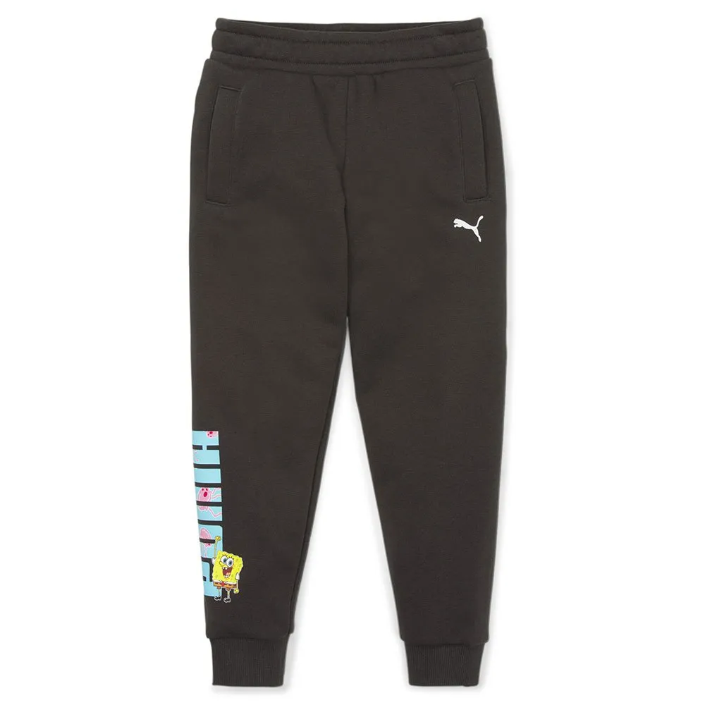 Puma X Spongebob Hosen, Puma black, 12-24MON Puma X Spongebob Hosen, Puma black, 12-24MON