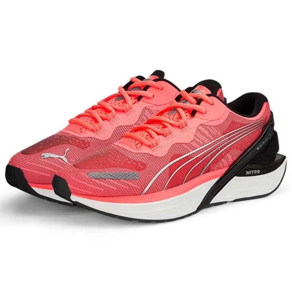Puma Xx Nitro Laufschuhe female, Sunset glow / puma black / metallic silver