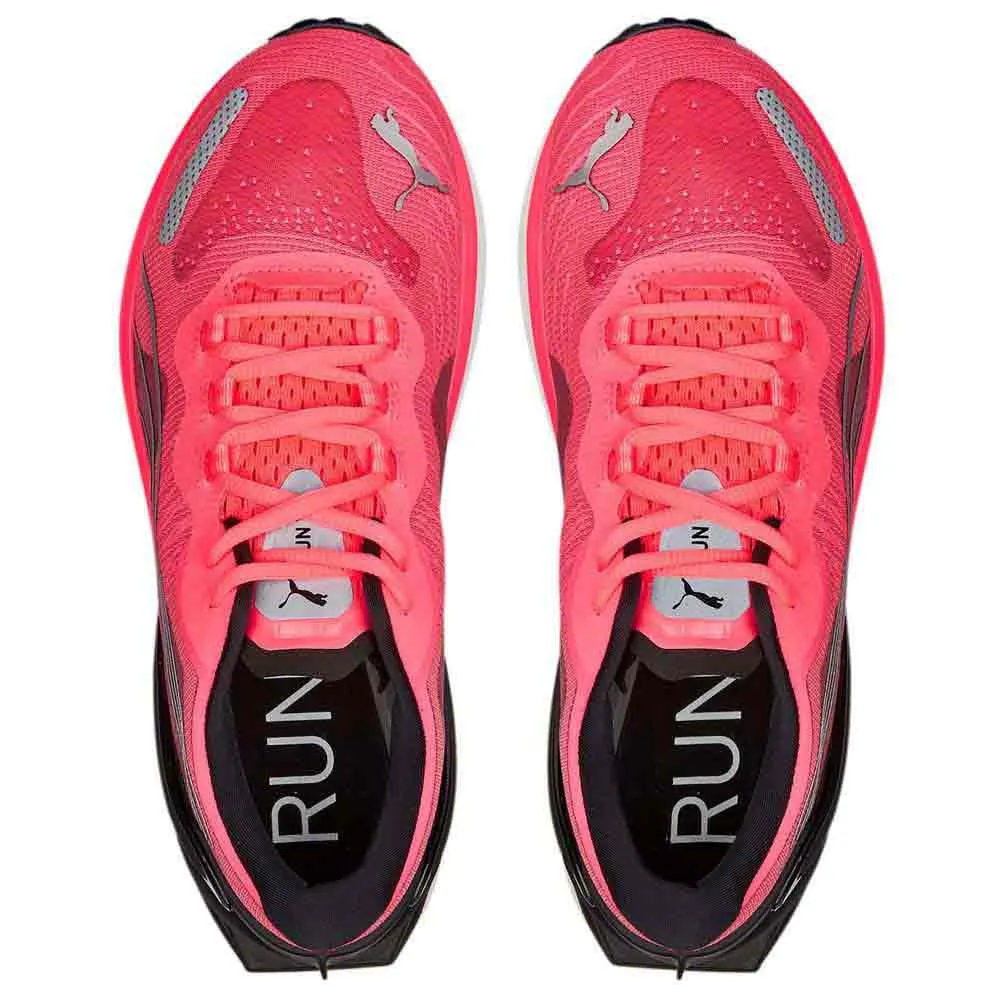 Puma Xx Nitro Laufschuhe female, Sunset glow / puma black / metallic silver