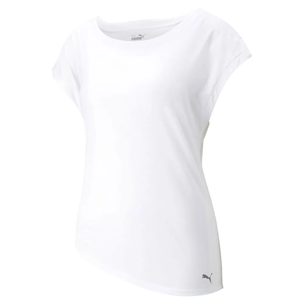 Puma Yoga Studio Foundation Kurzarm-t-shirt female, Puma white