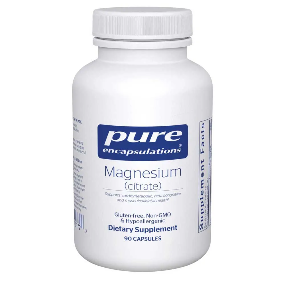 Pure Encapsulations Magnesium Citrate Kapseln 90 Einheiten, One size