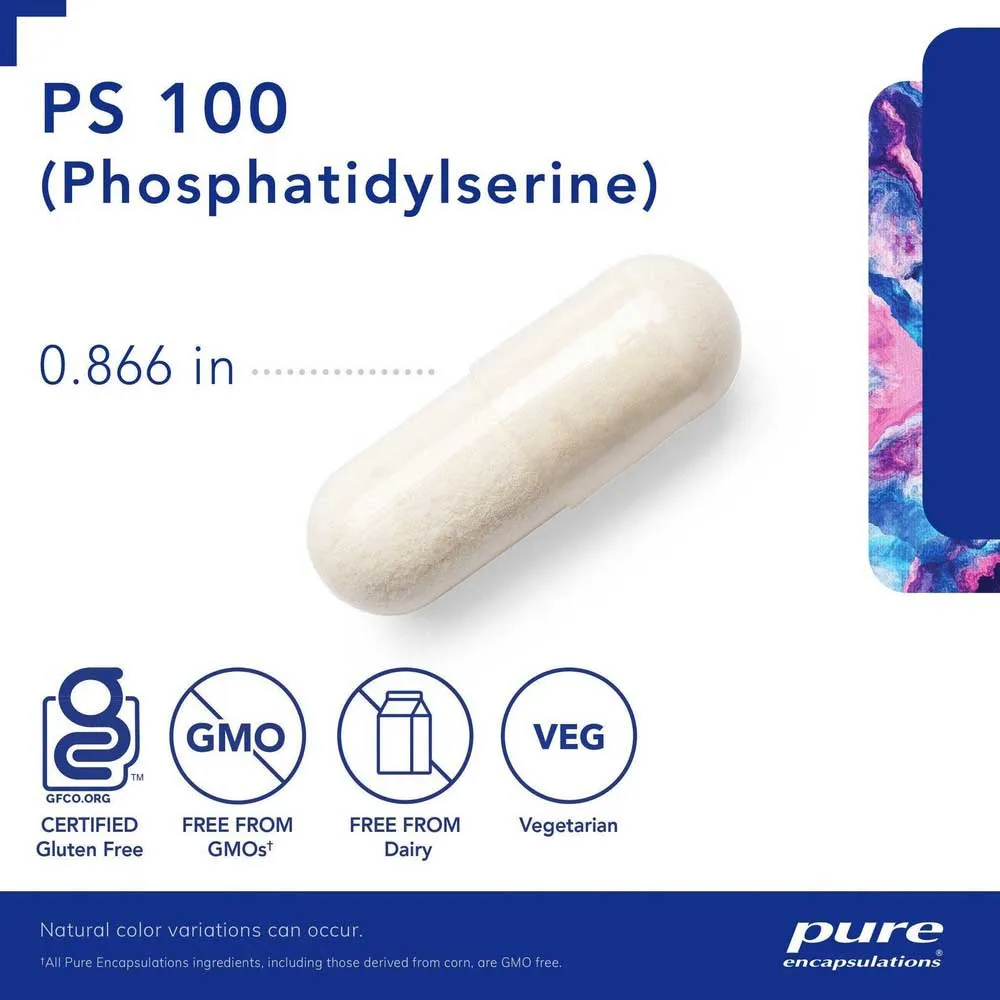 Pure Encapsulations Phosphatidyl Serine Kapseln 60 Einheiten, One size Pure Encapsulations Phosphatidyl Serine Kapseln 60 Einheiten, One size