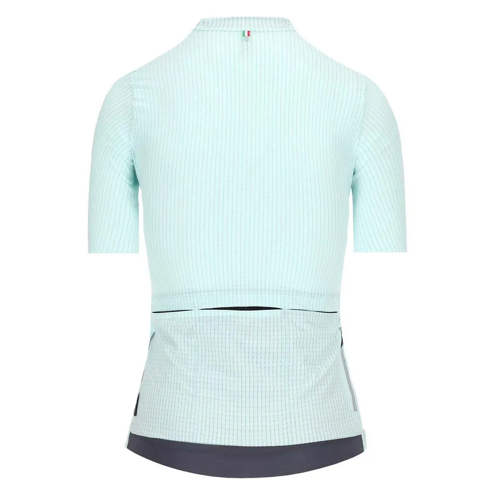 Q36.5 L1 Pinstripe Pro Kurzarm-radtrikot Refurbished, Acquamarina blue Q36.5 L1 Pinstripe Pro Kurzarm-radtrikot Refurbished, Acquamarina blue