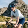 Q36.5 L1 Pinstripe Pro Kurzarm-radtrikot Refurbished, Acquamarina blue