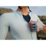 Q36.5 Pinstripe Pro Kurzarm-radtrikot, Acquamarina blue, M