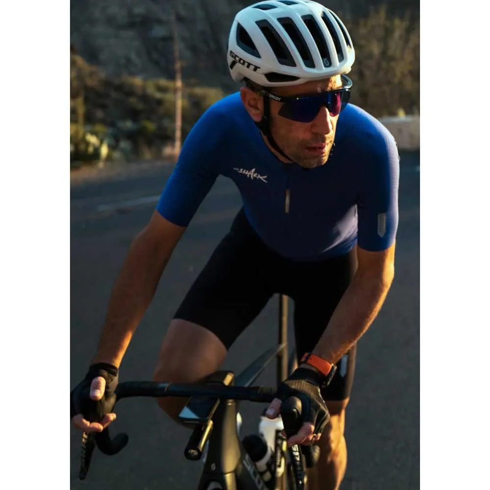 Q36.5 Pinstripe Pro Nibali Kurzarm-radtrikot, Ocean blue Q36.5 Pinstripe Pro Nibali Kurzarm-radtrikot, Ocean blue