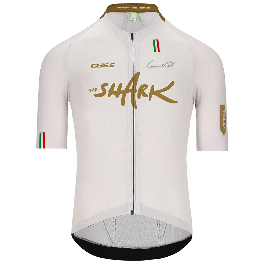Q36.5 R2 Light Nibali Shark Kurzarm-radtrikot Q36.5 R2 Light Nibali Shark Kurzarm-radtrikot