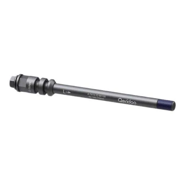 Qeridoo M12x1.0 Mm 16-172 Mm Steckachse, Black, One Size