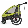 Qeridoo Qupa1/sportrex1 2022 Anhängerabdeckung, Black / lime, One Size