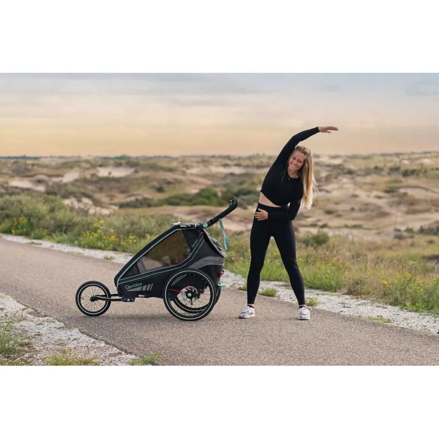 Qeridoo Qupa1/sportrex1/kidgoo1 New Anhängerrad, Black, One Size Qeridoo Qupa1/sportrex1/kidgoo1 New Anhängerrad, Black, One Size
