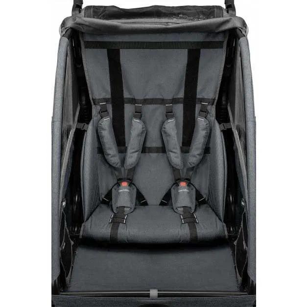 Qeridoo Qupa2 Fahrradanhänger, Grey, Max 60kg Qeridoo Qupa2 Fahrradanhänger, Grey, Max 60kg