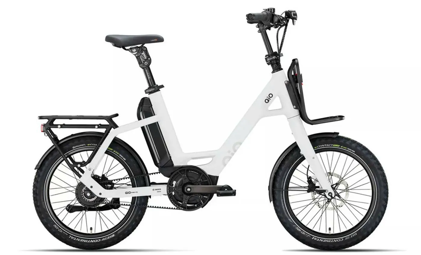 QiO EINS+ P-E Unisex - 20 Zoll 545Wh Enviolo Compact - white matt, Weiss, 47cm