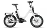 QiO EINS+ P-E Unisex - 20 Zoll 545Wh Enviolo Compact - white matt, Weiss, 47cm