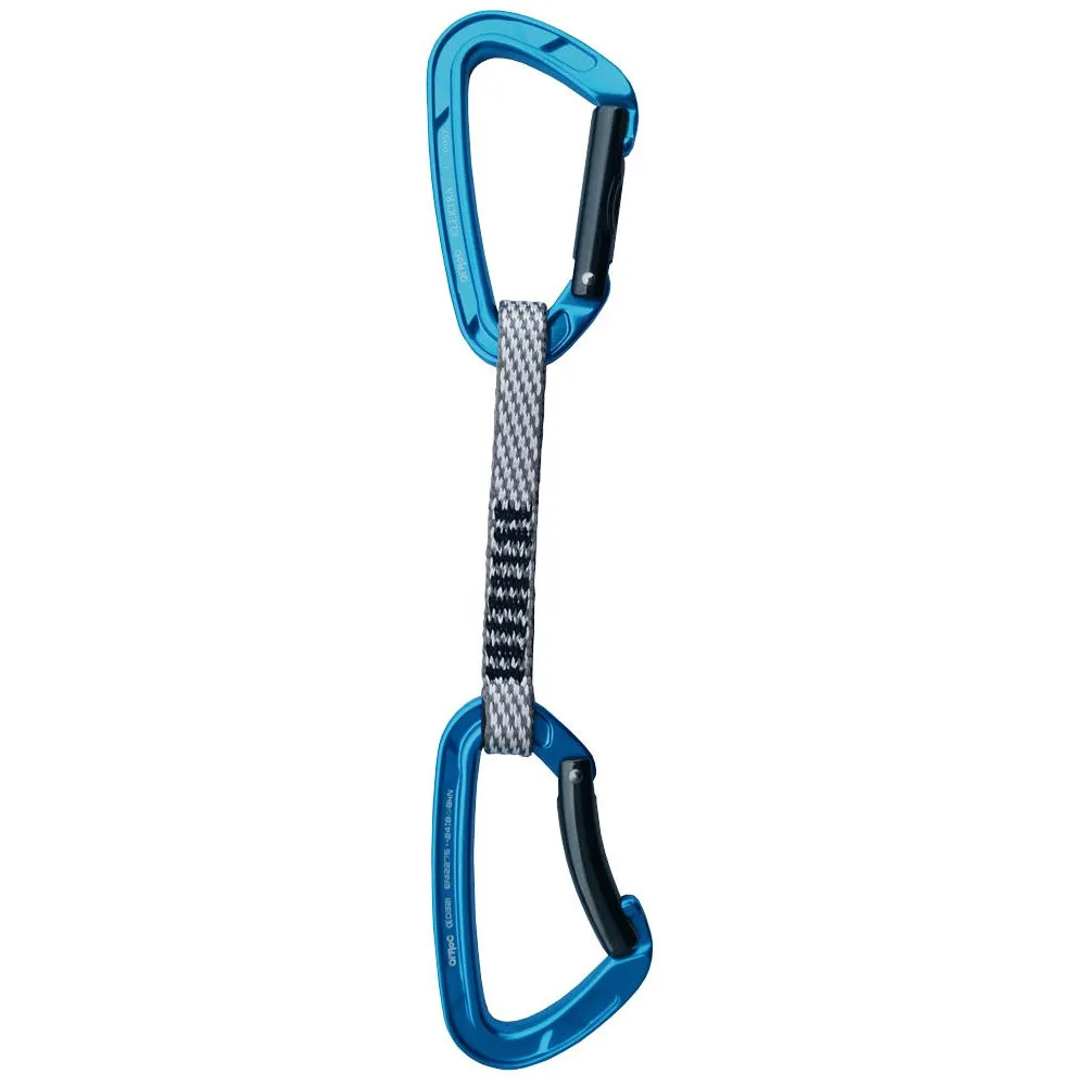 Qi'roc Elektra Straight/curve+express Dyneema 12x120 Mm Expressschlinge, Blue / grey, One Size Qi'roc Elektra Straight/curve+express Dyneema 12x120 Mm Expressschlinge, Blue / grey, One Size