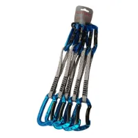 Qi'roc Elektra Straight/curve+express Dyneema 12x170 Mm+mini Karabinerhaken 5 Einheiten Qi'roc Elektra Straight/curve+express Dyneema 12x170 Mm+mini Karabinerhaken 5 Einheiten