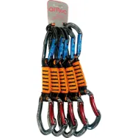 Qi'roc Urano Poliamida Recto+curvo+exprés 16/25x110 Mm Karabinerhaken 5 Einheiten Qi'roc Urano Poliamida Recto+curvo+exprés 16/25x110 Mm Karabinerhaken 5 Einheiten