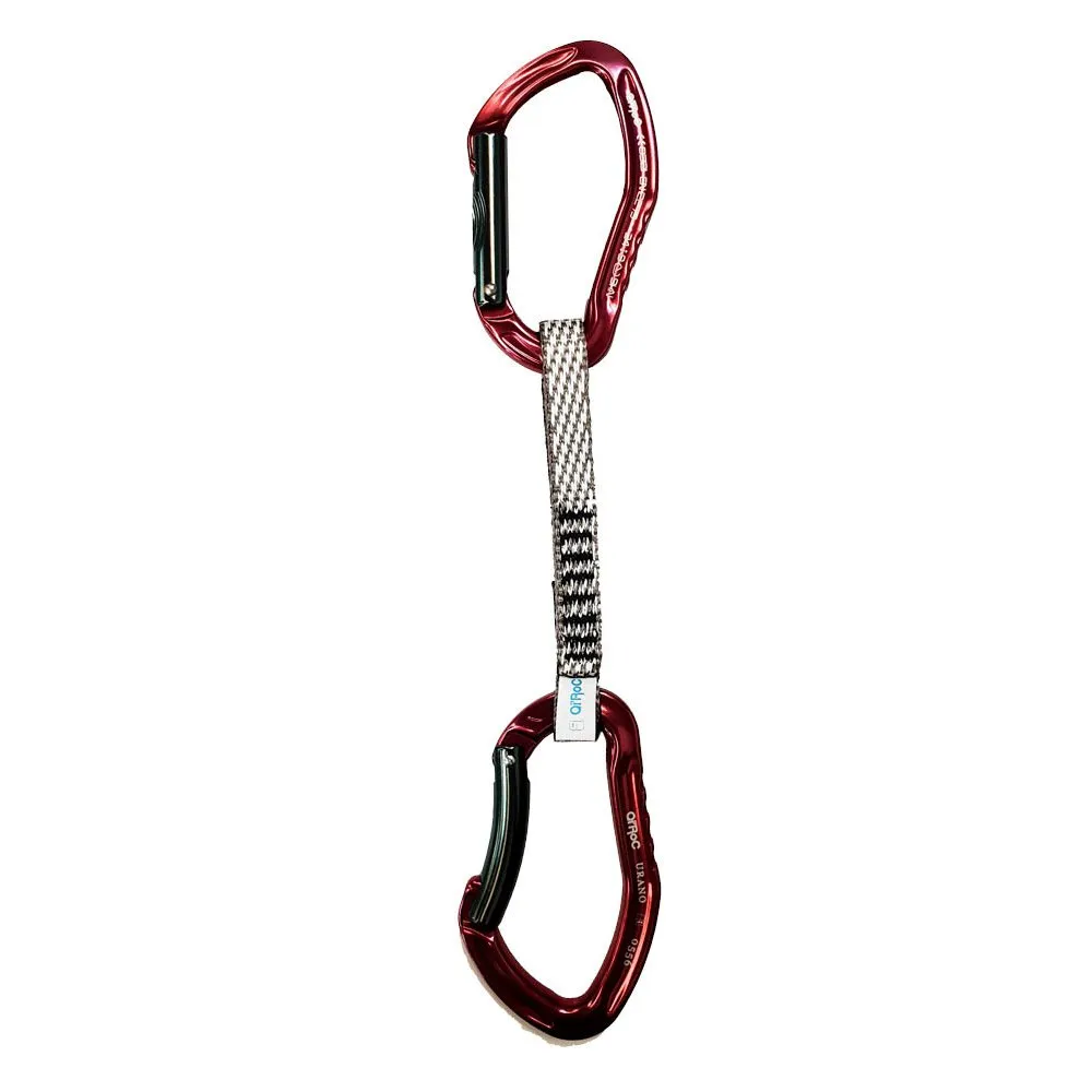 Qi'roc Urano Straight/curve+express Dyneema 12x120 Mm Expressschlinge, Maroon / grey, One Size Qi'roc Urano Straight/curve+express Dyneema 12x120 Mm Expressschlinge, Maroon / grey, One Size