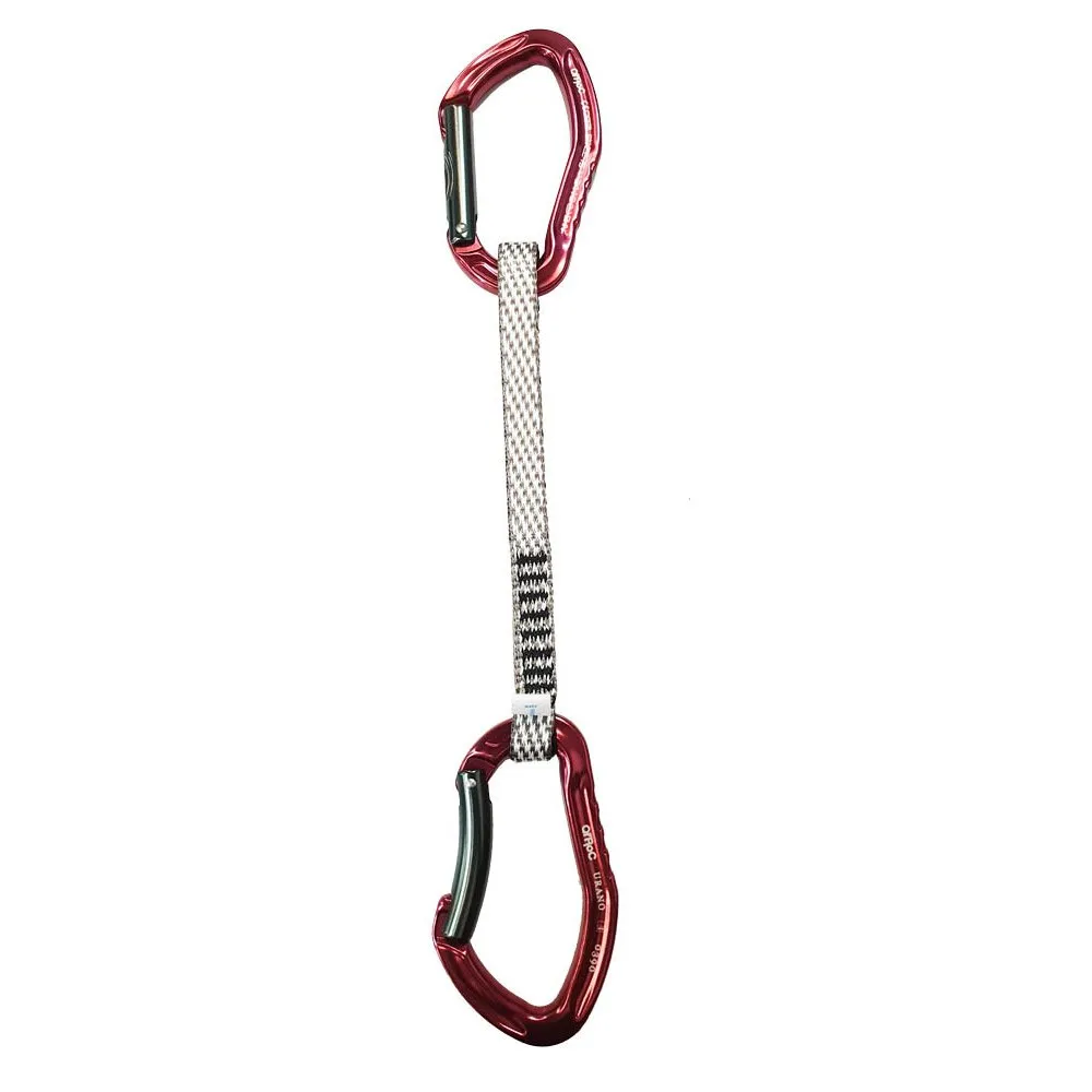 Qi'roc Urano Straight/curve+express Dyneema 12x170 Mm Expressschlinge, Maroon / grey, One Size Qi'roc Urano Straight/curve+express Dyneema 12x170 Mm Expressschlinge, Maroon / grey, One Size