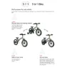 Qplay 3 In 1 Miniby 14´´ Fahrrad, Black, One Size