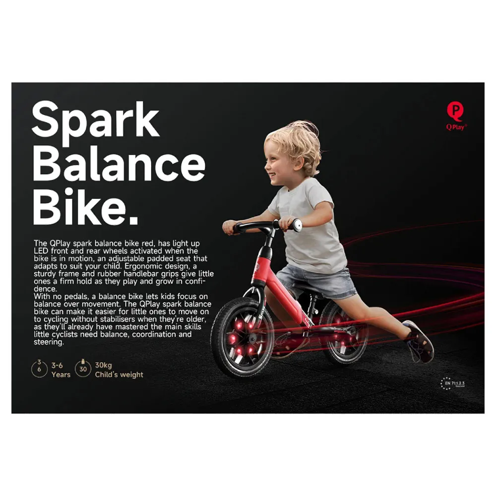 Qplay Spark 12´´ With Led Lights Laufrad Qplay Spark 12´´ With Led Lights Laufrad