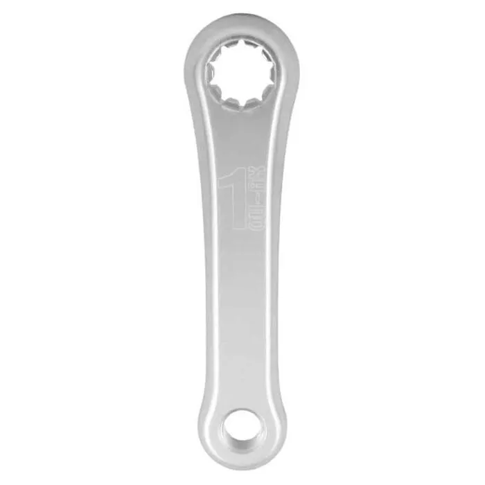QU-AX Linke Kurbel 114 Alloy Isis Unisex, silber, TU QU-AX Linke Kurbel 114 Alloy Isis Unisex, silber, TU
