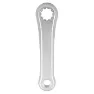 QU-AX Linke Kurbel 114 Alloy Isis Unisex, silber, TU