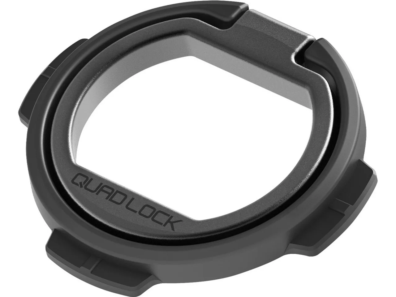Quad Lock Handy Ring/Ständer, Schwarz Quad Lock Handy Ring/Ständer, Schwarz