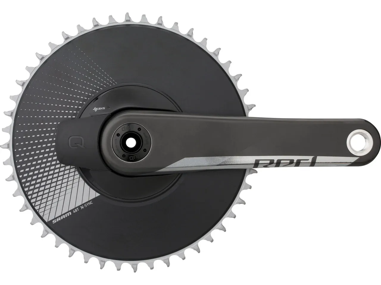 Quarq Red 1 AXS Aero DUB Powermeter Carbon Kurbelgarnitur