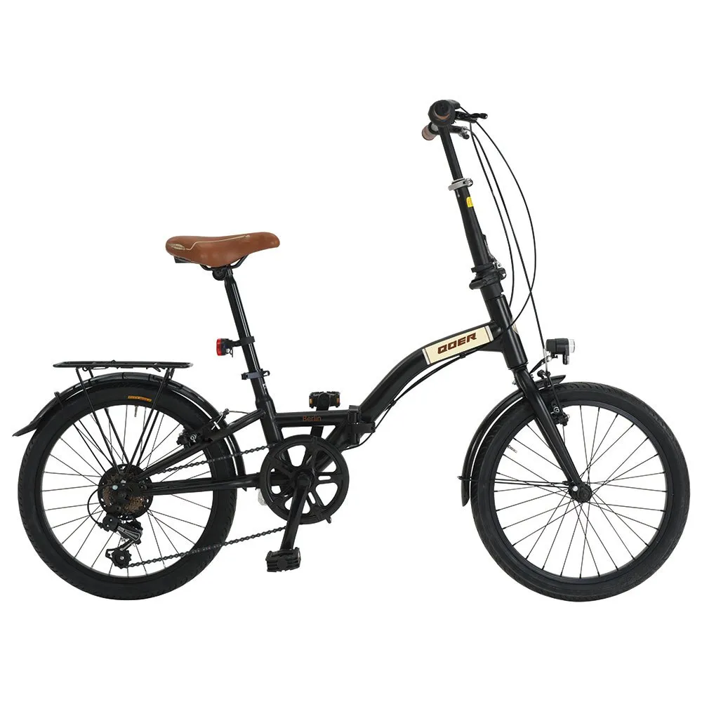 QÜer Berlin 20´´ Faltrad, Black, One Size QÜer Berlin 20´´ Faltrad, Black, One Size