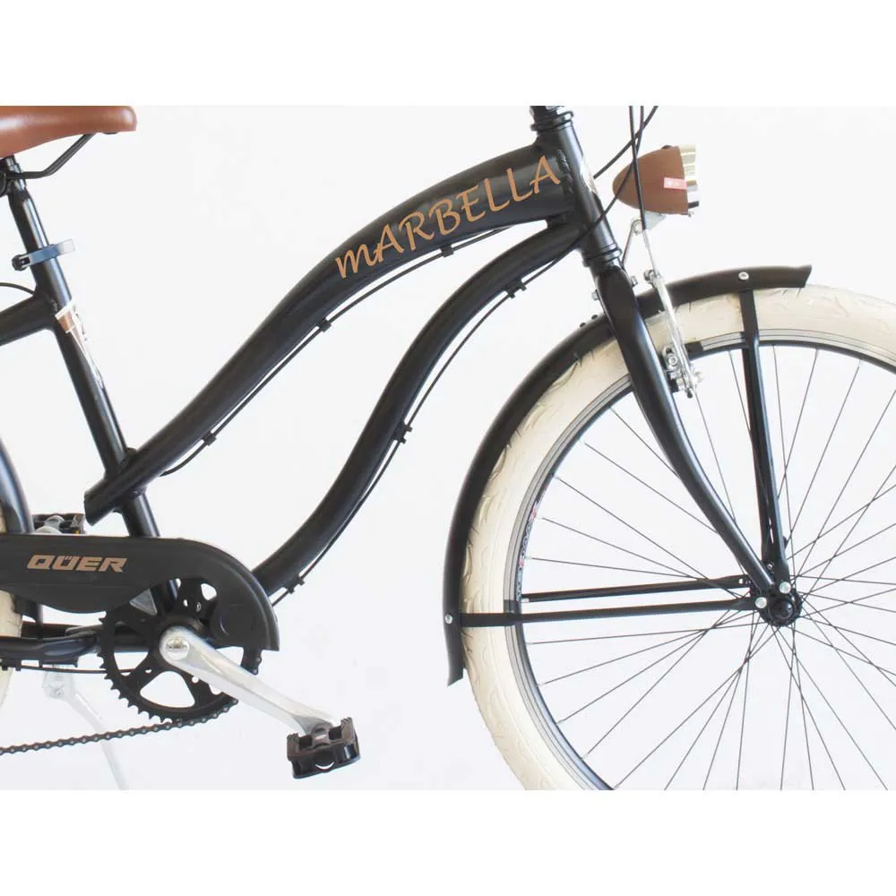 QÜer Marbella 26´´ Fahrrad, Black, One Size QÜer Marbella 26´´ Fahrrad, Black, One Size