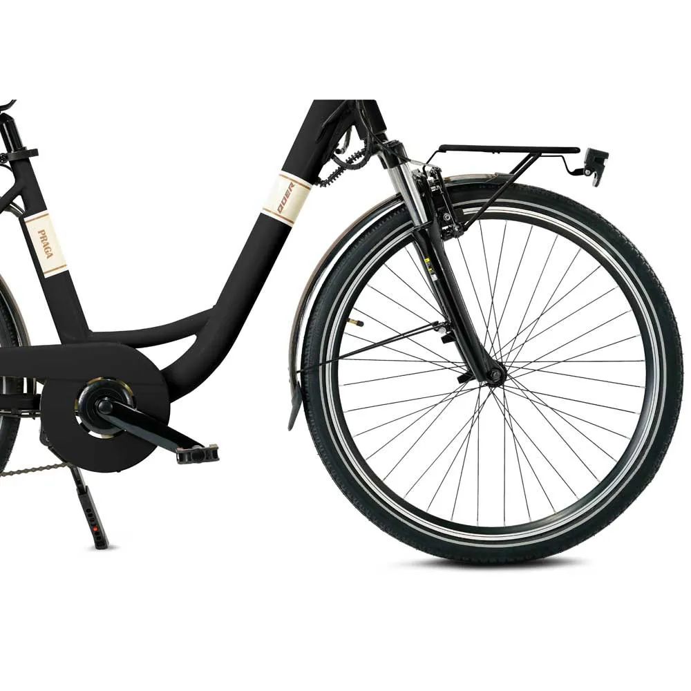 QÜer Praga 26´´ Elektrofahrrad, Black, One Size, 468Wh QÜer Praga 26´´ Elektrofahrrad, Black, One Size, 468Wh