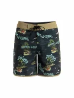 Quiksilver Herren Beachshort Surfsilk Scallop 18 Quiksilver Herren Beachshort Surfsilk Scallop 18