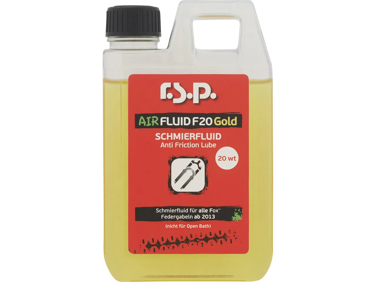 r.s.p. Airfluid F20 Gold Gabelöl, Kanister, 250ml r.s.p. Airfluid F20 Gold Gabelöl, Kanister, 250ml