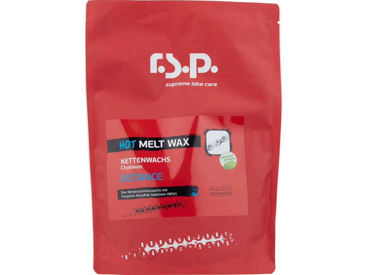 r.s.p. Hot Melt Kettenwachs, Red, One Size r.s.p. Hot Melt Kettenwachs, Red, One Size