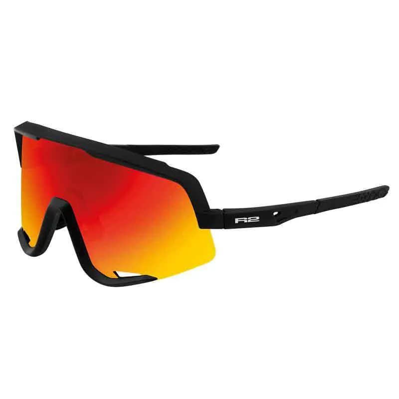 R2 Monster Sonnenbrille, Black matt, Red Revo/CAT2 R2 Monster Sonnenbrille, Black matt, Red Revo/CAT2