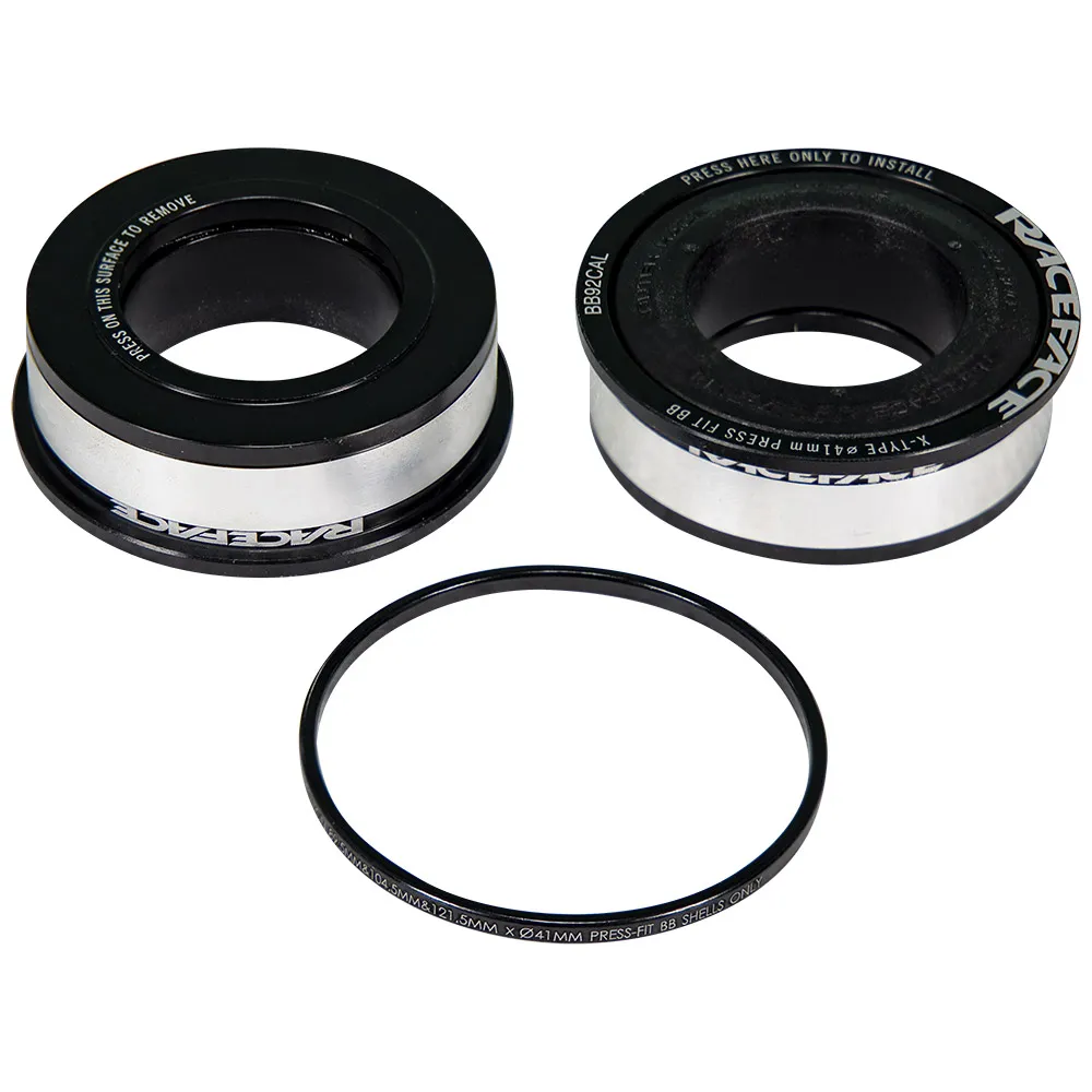 Race Face Exi Bb107 To 24mm Double Row Tretlager, Black / silver, One Size Race Face Exi Bb107 To 24mm Double Row Tretlager, Black / silver, One Size