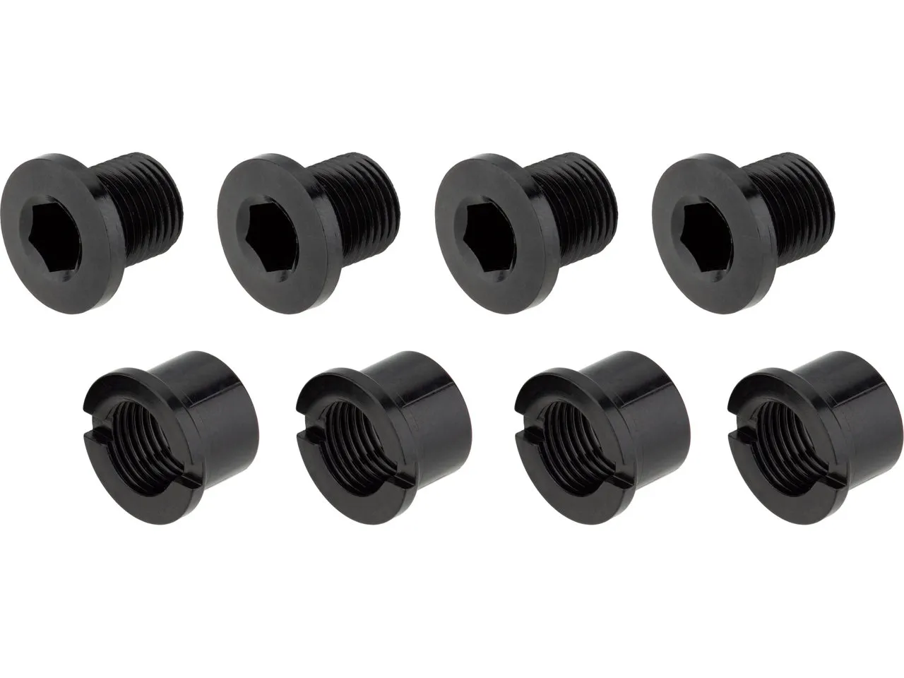 Race Face Kettenblattschrauben Aluminium 4-Arm kurz, Schwarz, one_size Race Face Kettenblattschrauben Aluminium 4-Arm kurz, Schwarz, one_size