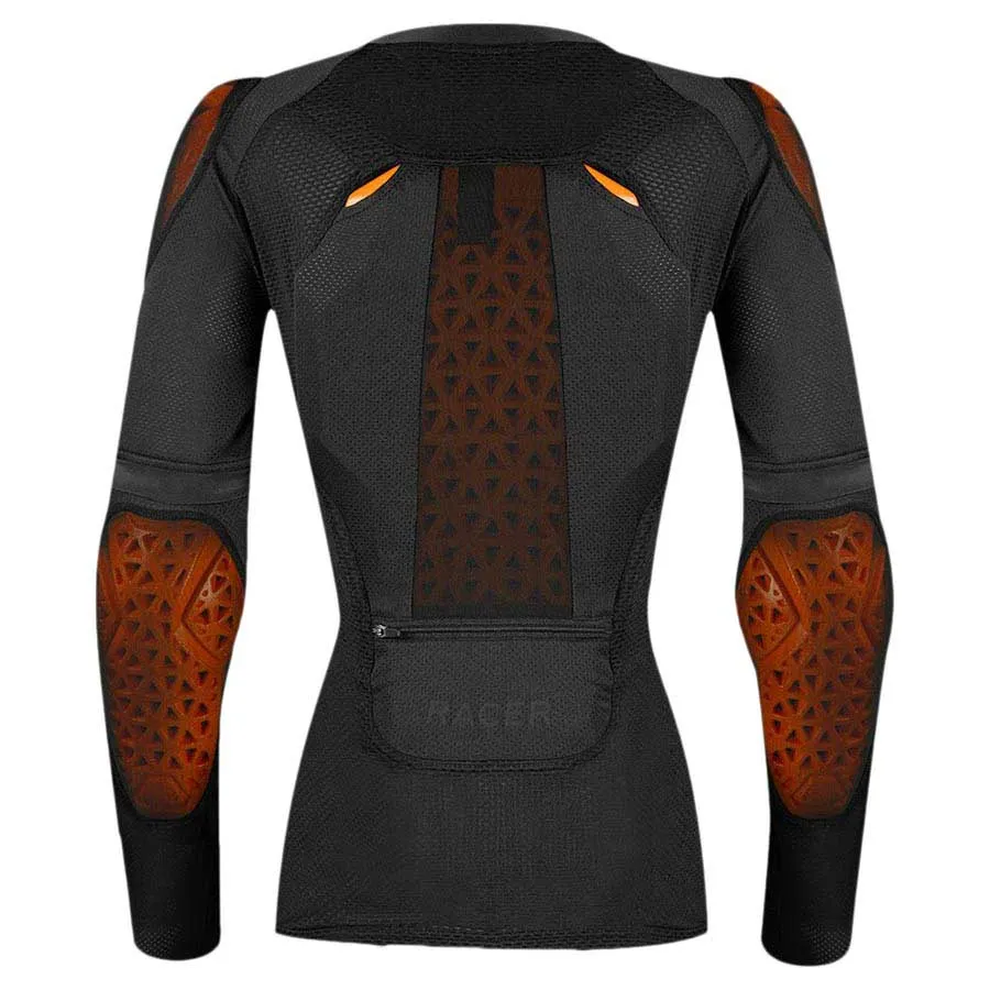 RACER Motion Top Woman Kurzarm-schutztrikot, Black RACER Motion Top Woman Kurzarm-schutztrikot, Black