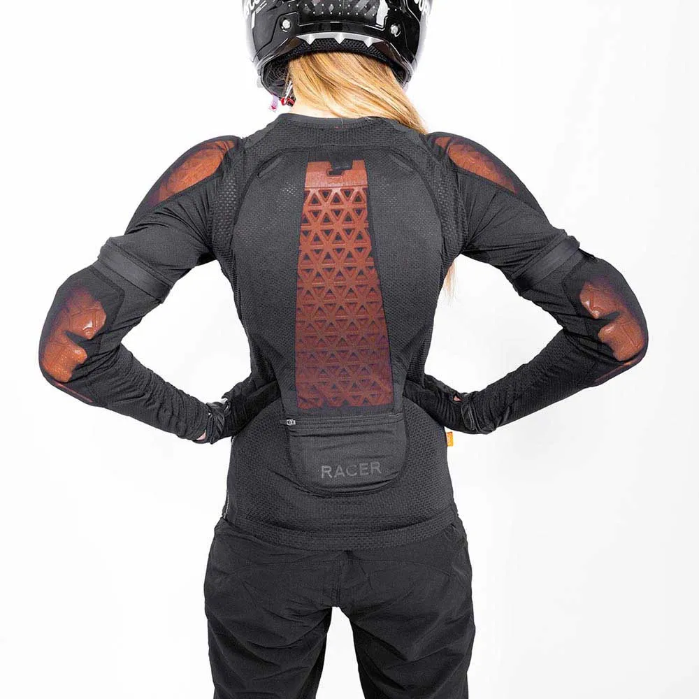 RACER Motion Top Woman Kurzarm-schutztrikot, Black RACER Motion Top Woman Kurzarm-schutztrikot, Black