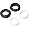 RacingBros Boxxer/lyrik Lycan Wiper Rock Shox/fox/magura/manitou Gabeldichtringsatz, Black / white, 35mm