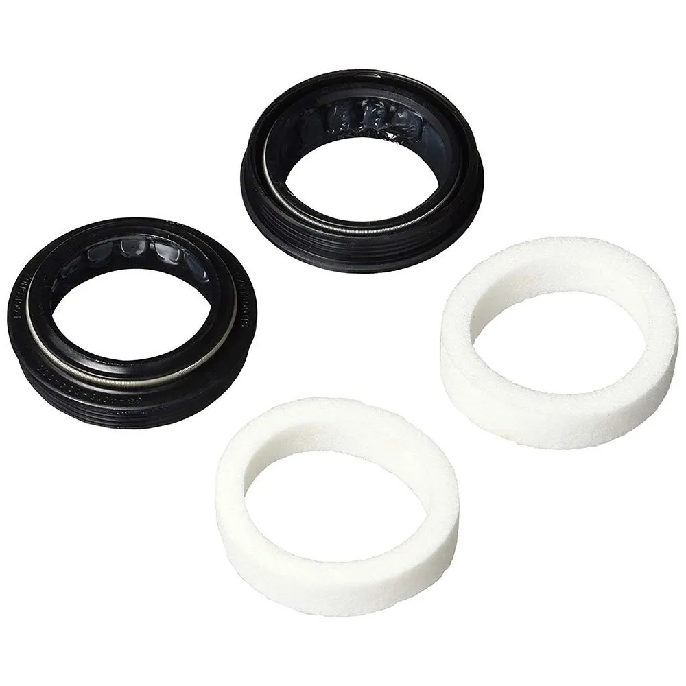 RacingBros Boxxer/lyrik Lycan Wiper Rock Shox/fox/magura/manitou Gabeldichtringsatz, Black / white, 35mm RacingBros Boxxer/lyrik Lycan Wiper Rock Shox/fox/magura/manitou Gabeldichtringsatz, Black / white, 35mm