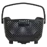 Racktime Bask It Edge Hinterer Korb 20l, Black, One Size