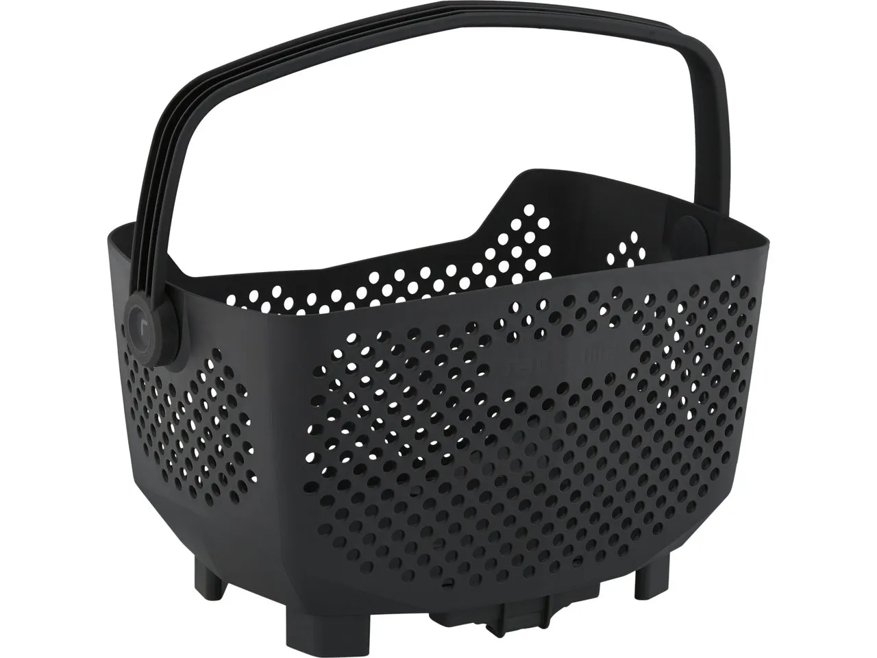 Racktime Baskit Edge 2.0 Fahrradkorb, Schwarz, 20L