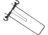 Racktime Clamp-it Federklappe für Sondermodelle, Schwarz, Typ 2