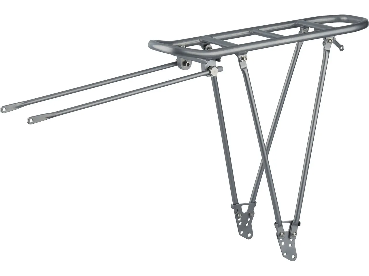 Racktime Foldit Adjustable 2.0 Gepäckträger, Silber, 24"-29" Racktime Foldit Adjustable 2.0 Gepäckträger, Silber, 24"-29"