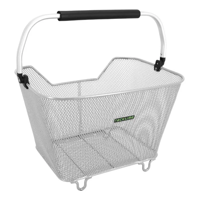 Racktime Korb Stahldraht Bask It Unisex, silber, 23L Racktime Korb Stahldraht Bask It Unisex, silber, 23L