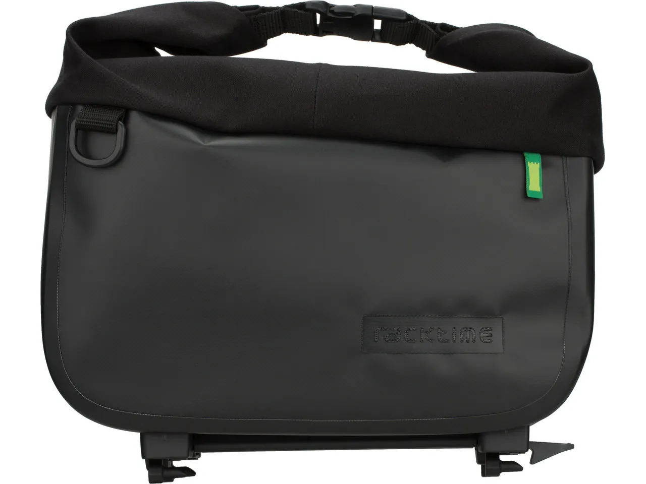 Racktime Yves Trunkbag Gepäckträgertasche, Onyxschwarz, 9L