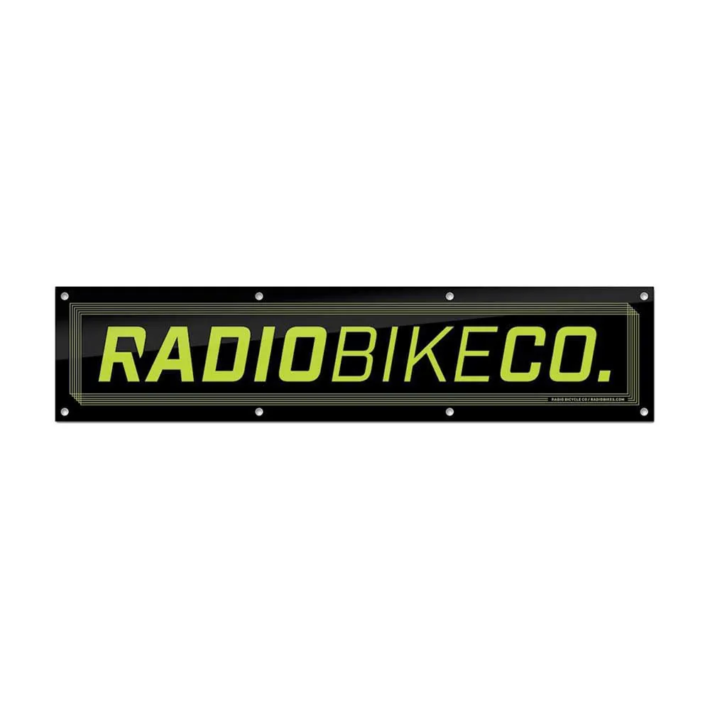 Radio Contest Banner, Black / green, One Size Radio Contest Banner, Black / green, One Size